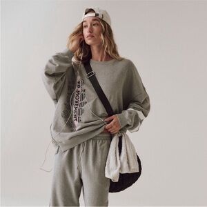 Free People FP Movement All Star Oversize Graphic Sweatshirt